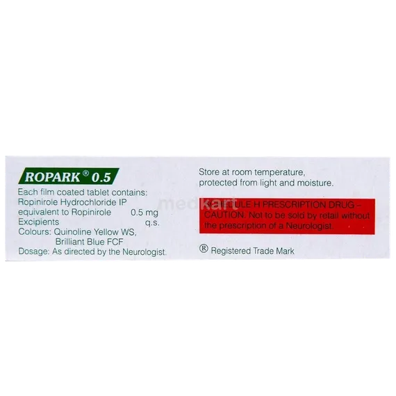 ropark 0.5mg tablet 10's